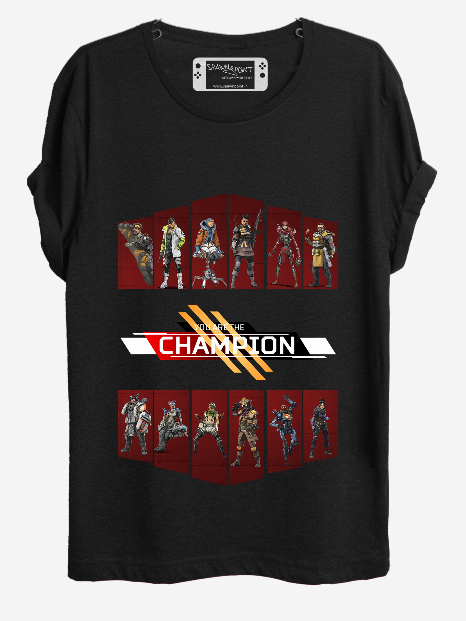 apex legends champions tshirt india
