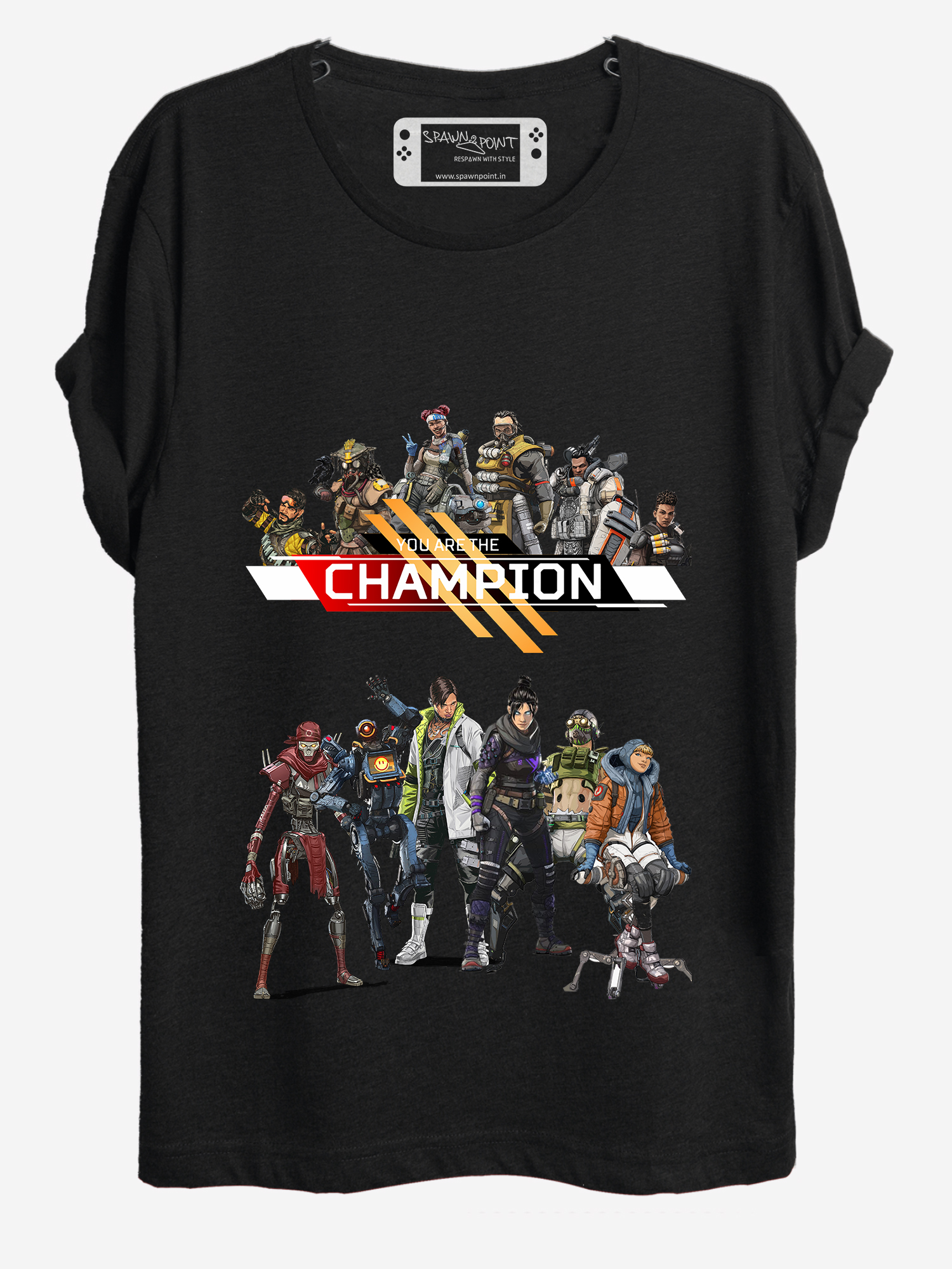 apex legends champions tshirt india