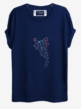 playstation symbols gaming tshirt india