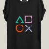 Playstation Symbols Gaming T-Shirt