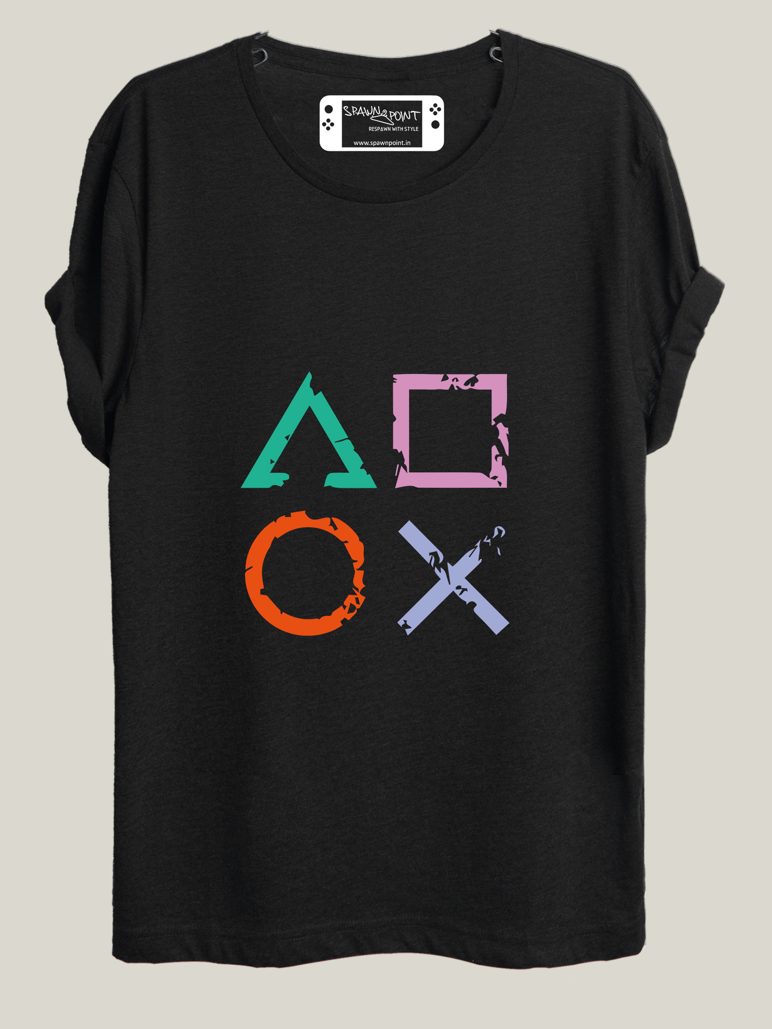 Playstation Symbols Gaming T-Shirt