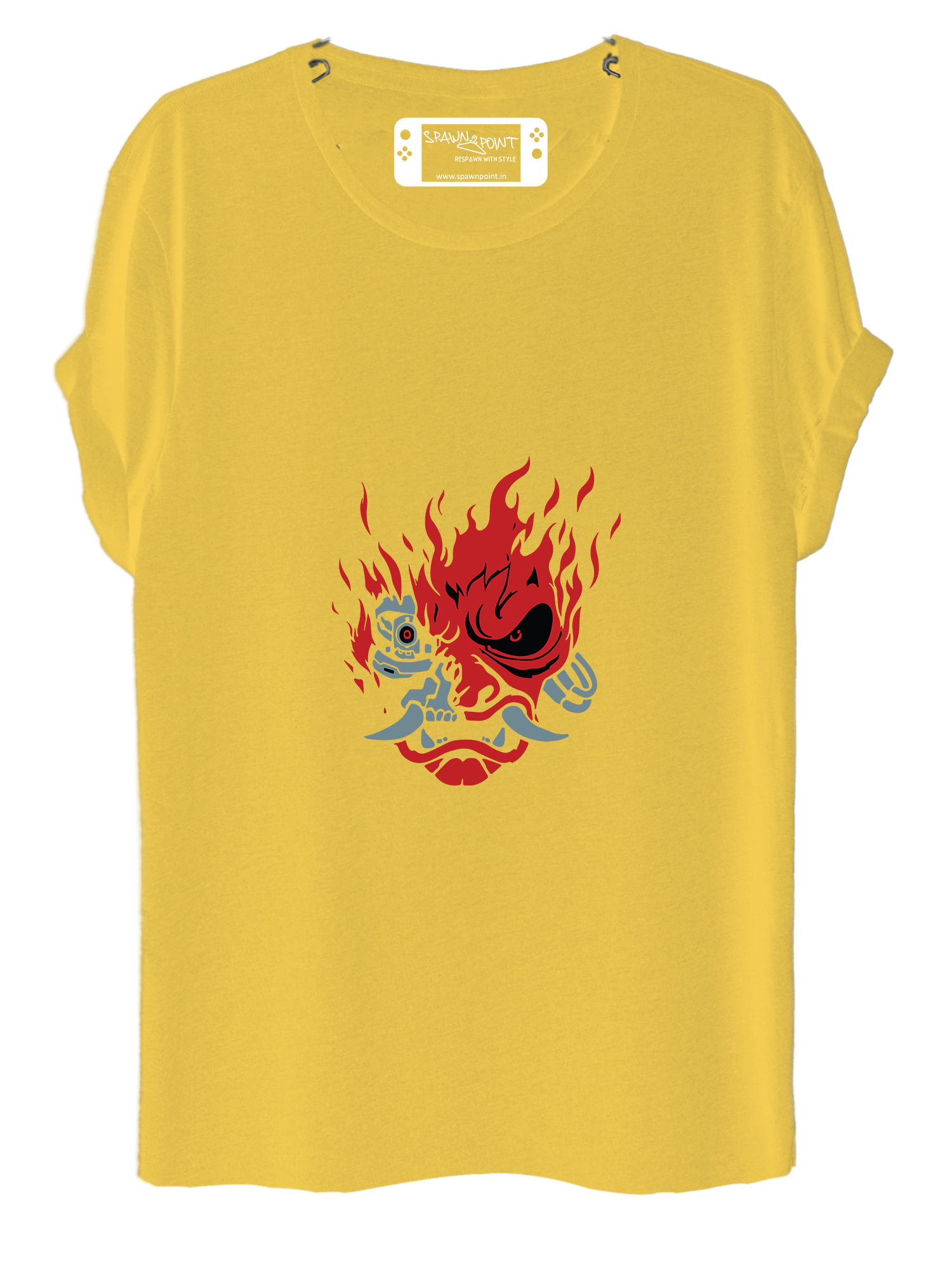 cyberpunk 450 yellow cyberpunk samurai tshirt india