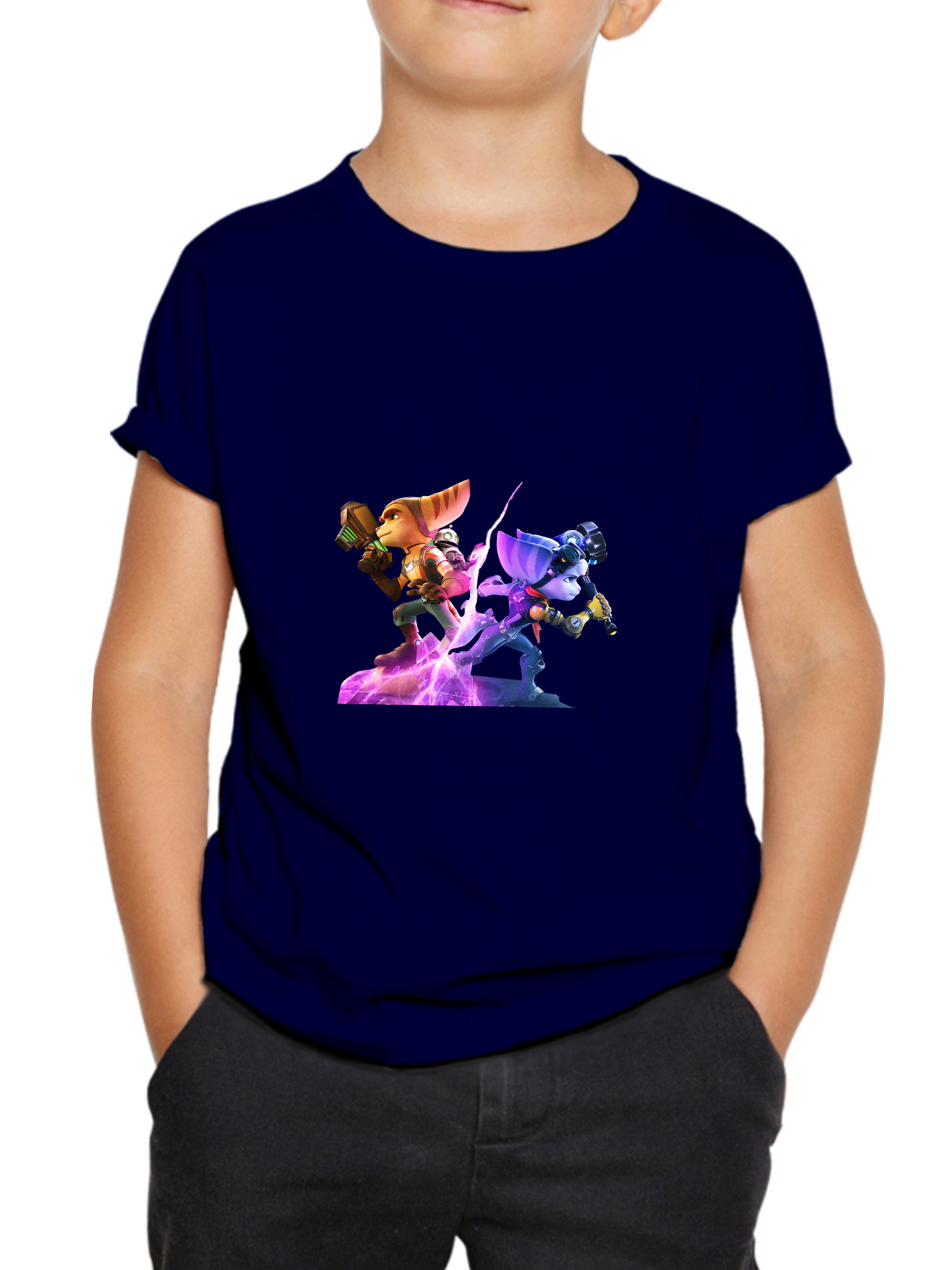 RnC navy ratchet and clank kids tshirt