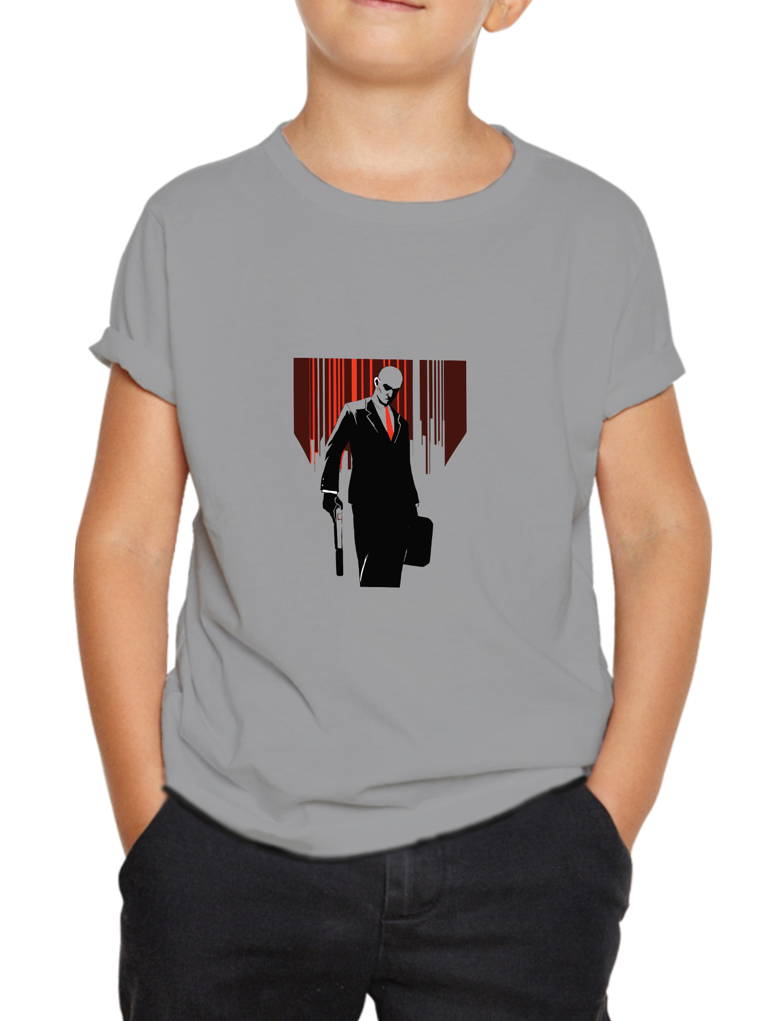 hitman grey hitman kids tshirt india