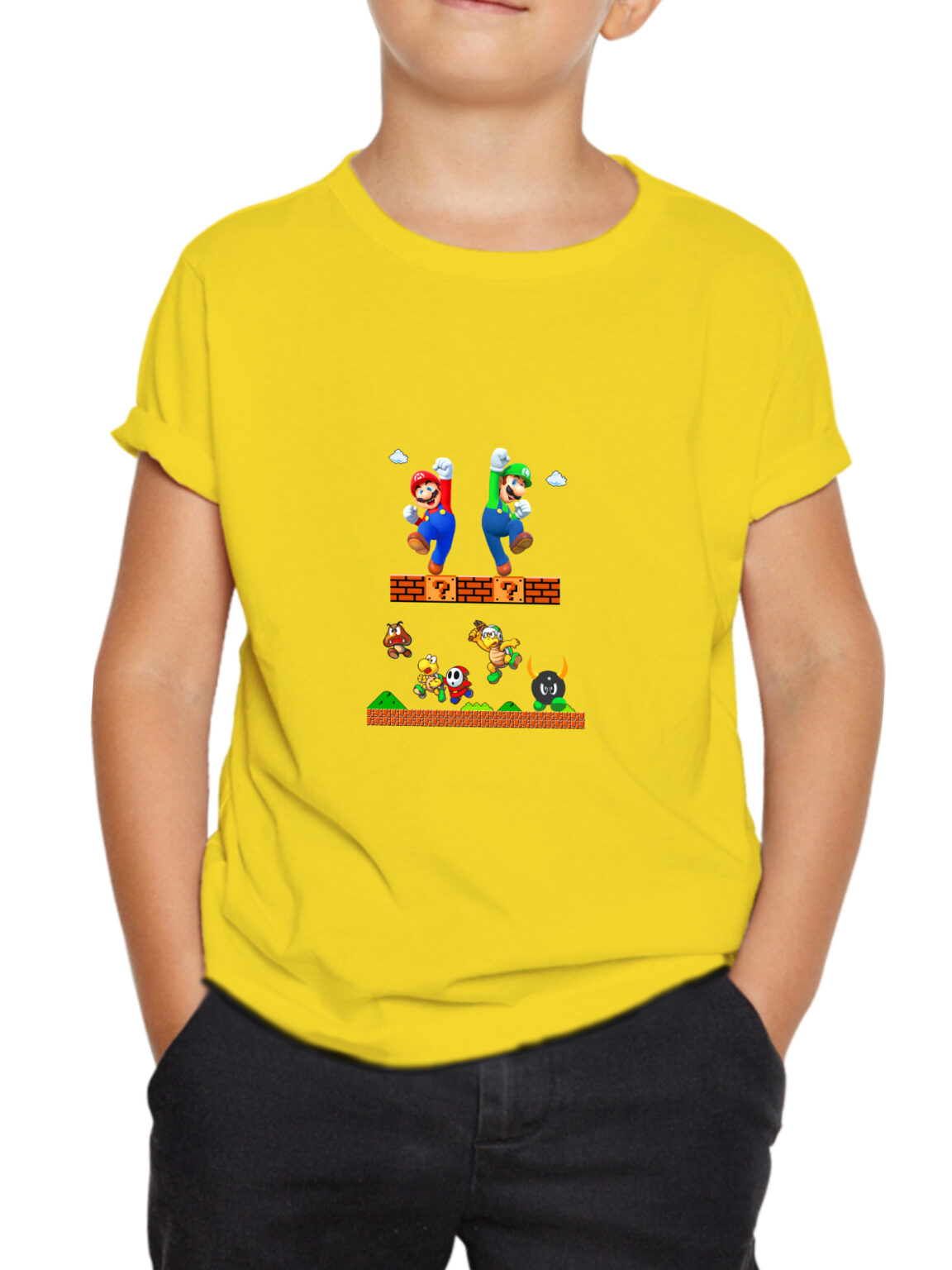 mario kids tshirt