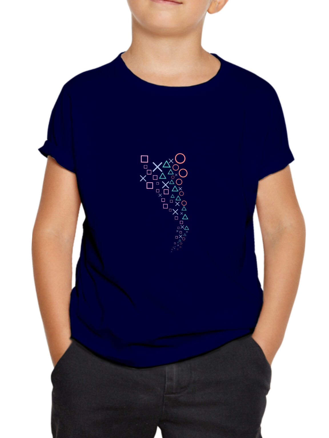 playstation symbol kids tshirt
