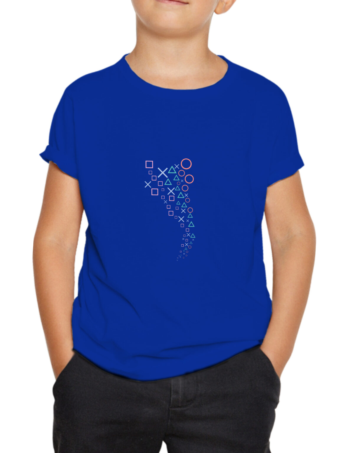 playstation symbol kids tshirt