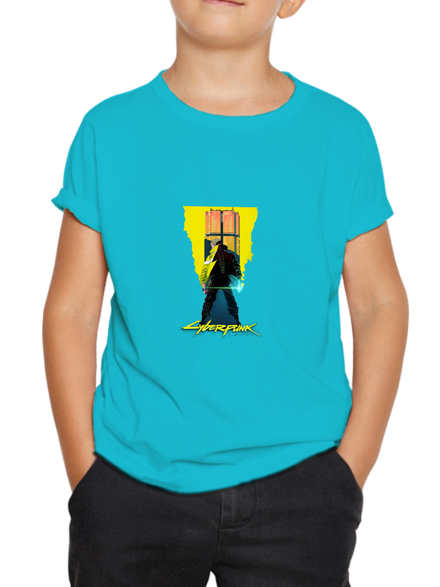 cyberpunk kids tshirt