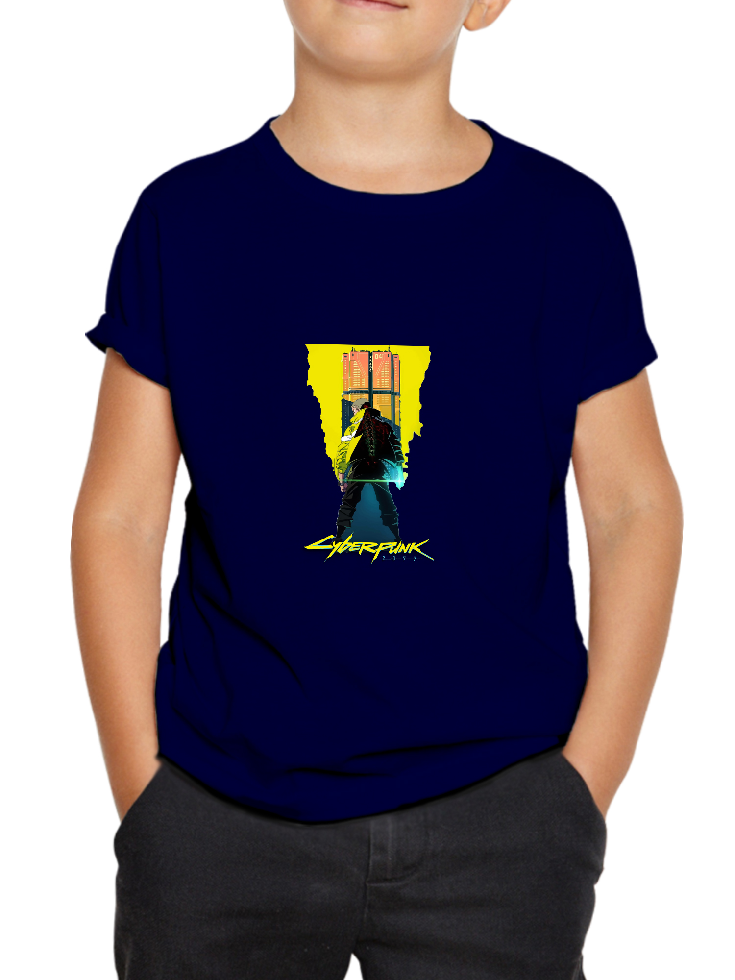 cyberpunk kids tshirt