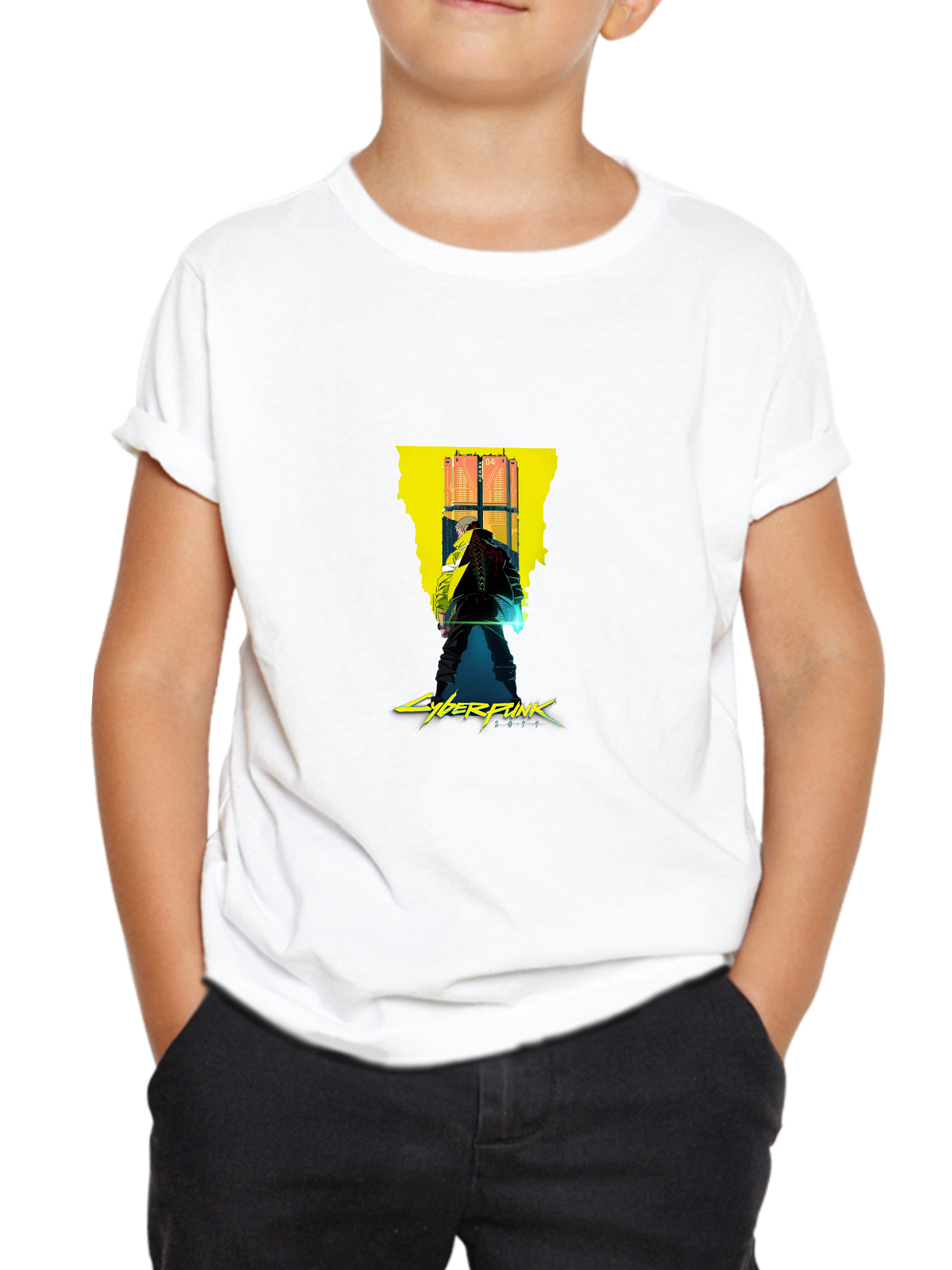 cyberpunk kids tshirt