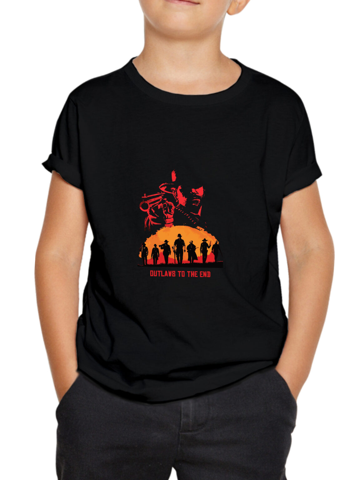 red dead redemption kids tshirt