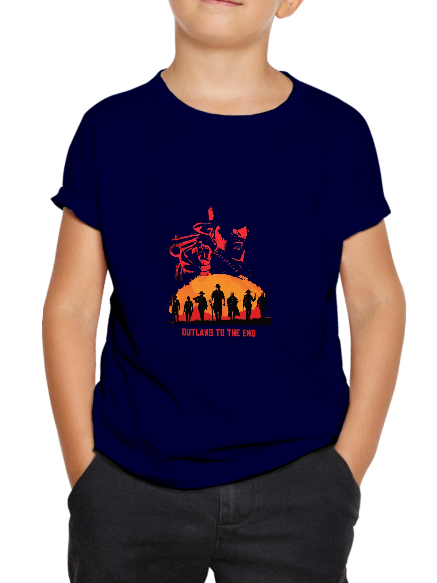 rdr navy red dead redemption kids tshirt