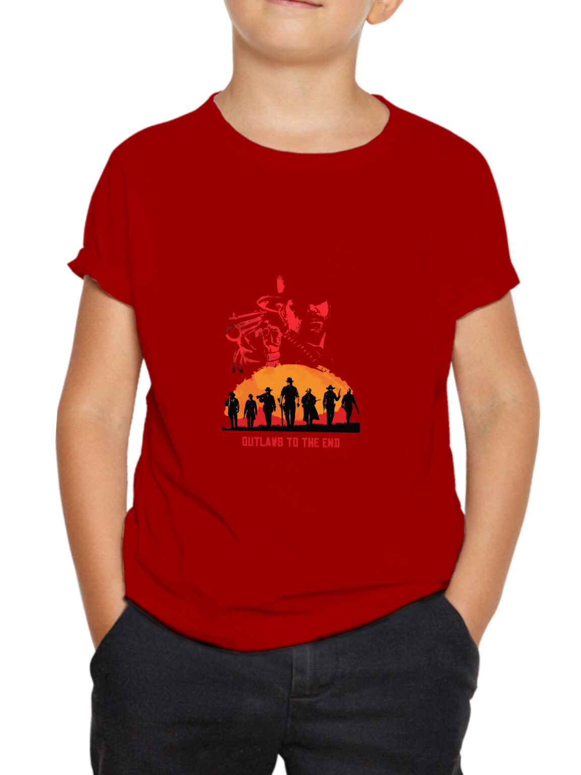 red dead redemption kids tshirt